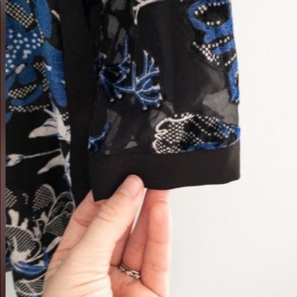 New MISOOK size 2X drama velvet tunic top - Picture 8 of 15